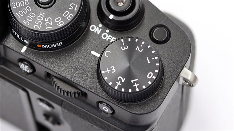 FUJIFILM露出補正ダイヤル