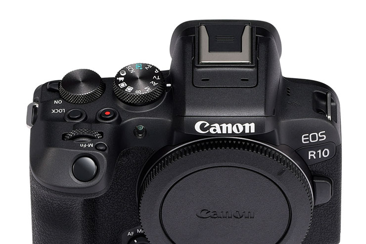 Canon EOS R7、R10 本体上部