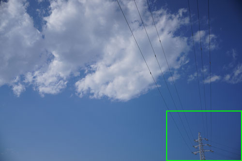 SONY（ソニー） FE 24-70mm F2.8 GM II 周辺部画質作例拡大枠