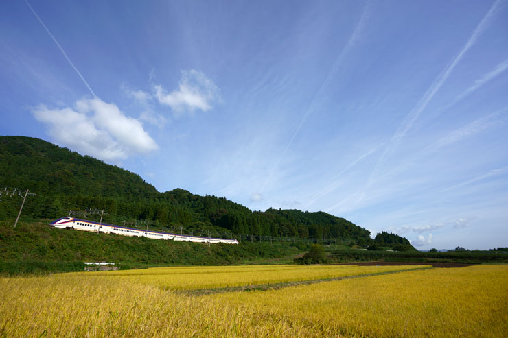 秋色絶景鉄道写真 作例4