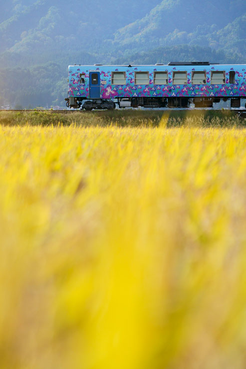 秋色絶景鉄道写真 作例5